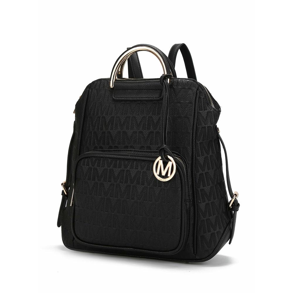 Signature Women Backpack, Vegan Leather Travel Bag Top-Handle Fashion💖